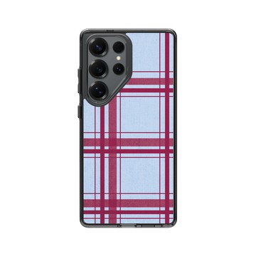 Galaxy S25 Ultra Clear 酷墨灰 - Pattern Play - 高地格紋