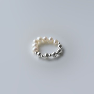 ::THIS THING｜925 Silver『銀球珍珠戒』【直送日本】