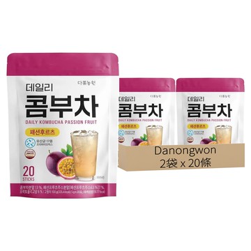 Danongwon 乳酸菌康普茶 百香果  5g  20條  1袋  2袋