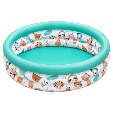 Bestway 叢林夥伴兒童戲水池  叢林造型 白色 + 藍色  1個