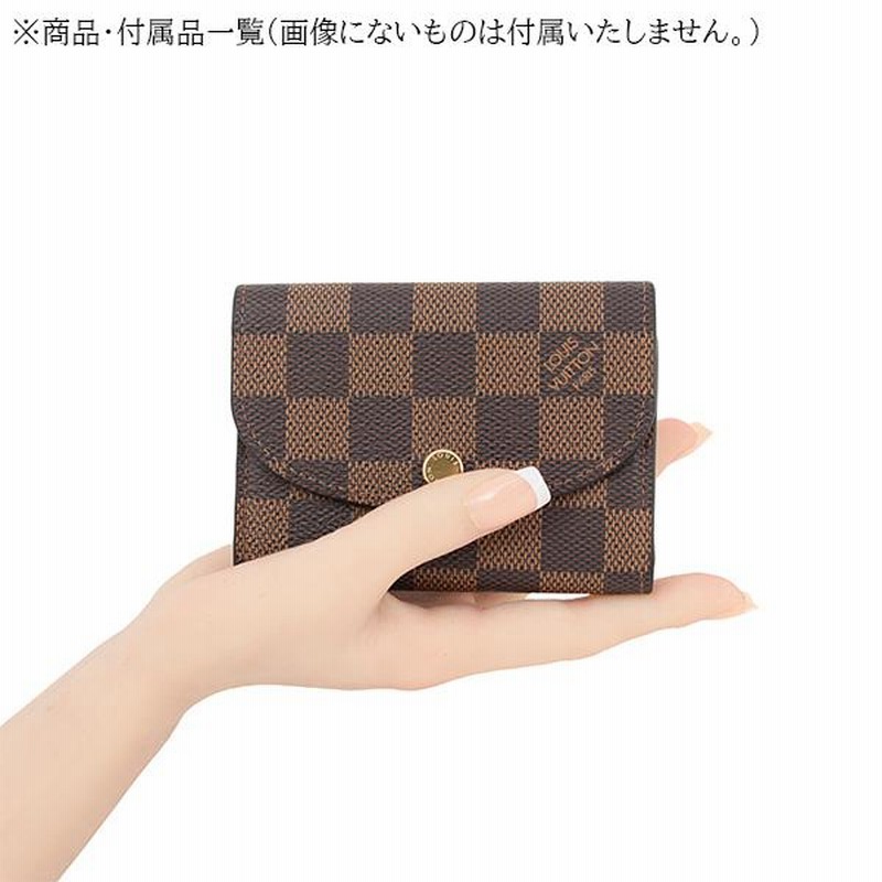 ルイヴィトン LOUIS VUITTON 二つ折り財布 ポルトモネロザリ ダミエ 2 ...