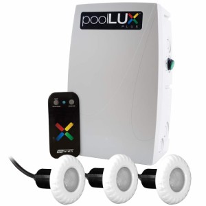 poolLUX Plus kit with wireless remote and kelo LED lights w 80 cord 60W RedGreenBlue