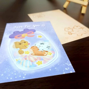 許願瓶 - 生日明信片 - 系列5