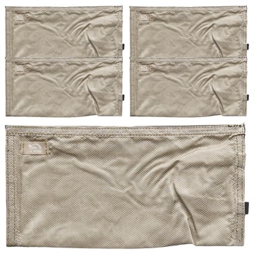 ARKY 銀纖維萬用收納袋 25 x 25cm  銀  5個