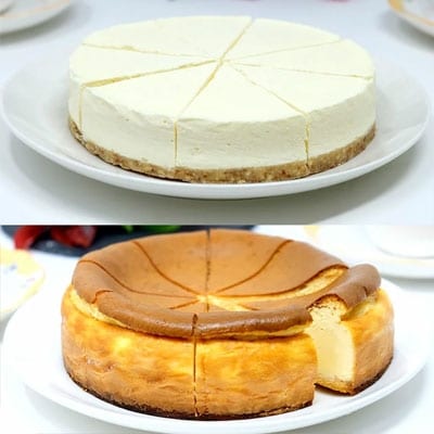 チーズケーキ2種セット(ベイクドレアチーズケーキ)