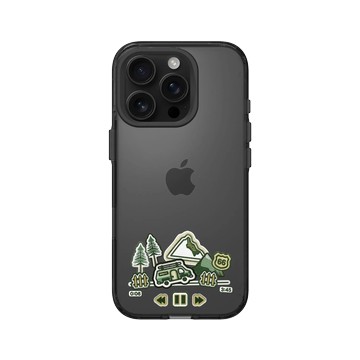 iPhone 16 Pro Clear (相機按鈕) 酷墨灰 - Nature Explorers 自然探索指南 - 露營車出動