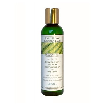 SootheReveilAfter Shower Shave & Bath Moisturizing Oil 4 OZ by Just Pure Essentials (Just...Love)