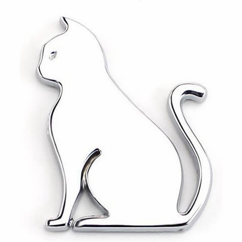 エンブレム 車 猫 カーエンブレム ネコ 車用 ステッカー 通販 Lineポイント最大0 5 Get Lineショッピング