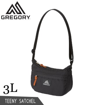 【GREGORY 美國 3L TEENY SATCHEL斜背包《黑》】119656/側背包/隨身包/單肩背包