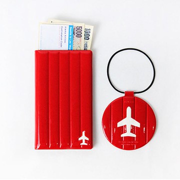 旅行系列 - 耐衝擊護照套(M size) - 紅