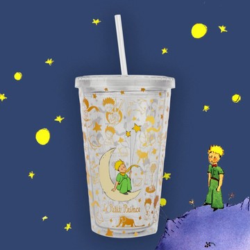 預購【Le Petit Prince 小王子】CR4362翻滾者-觀星 塑膠吸管杯
