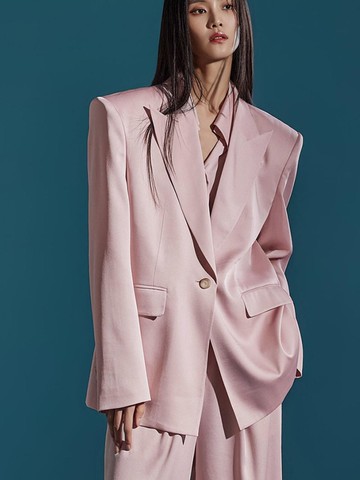Relaxed Fit Luxurious Satin Jacket (MBDJ065)