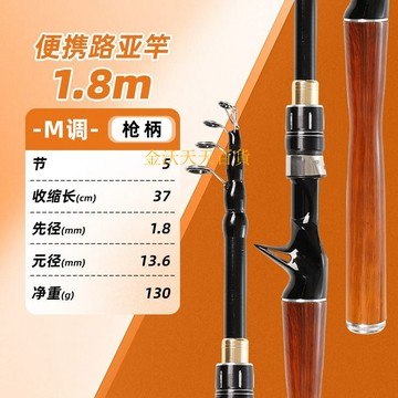【天天好物】迷你路亞竿伸縮全套超短遠投小型套裝水滴海竿收縮紡車魚竿釣魚竿