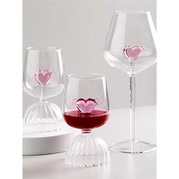 SUNKNIGHT.Heart.飛心杯具高級感愛心玻璃家用創意高顏值紅酒杯