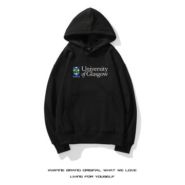 英國格拉斯哥大學套頭衛衣男女Glasgow校服衣服紀念品文化連帽衫