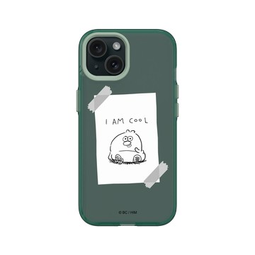 iPhone 15 Clear 憂墨綠 - 奧樂雞 Ology - I am cool