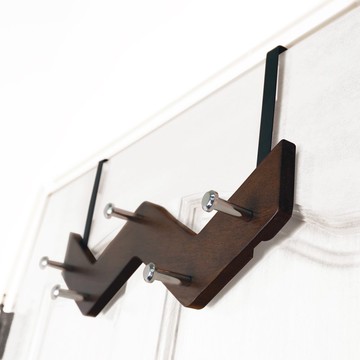 北歐風 實木掛勾 無痕安裝門後掛鉤 兩用設計好收納 居家好物