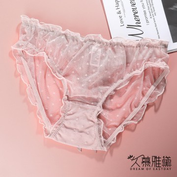內褲 甜蜜戀曲‧蕾絲精品高質感小褲 粉色 久慕雅黛