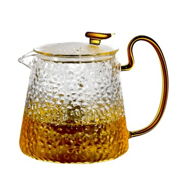 Artist 精選 日式直火錘紋玻璃泡茶壺500ml(咖啡壺/花茶壺)