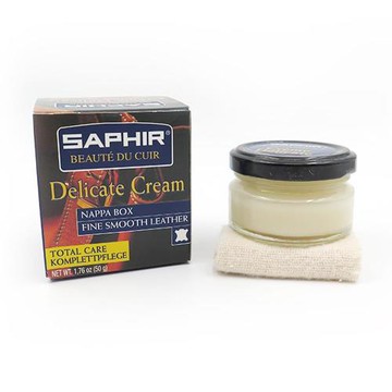 糊塗鞋匠 優質鞋材 L44 法國SAPHIR皮革柔嫩保濕霜 50ml