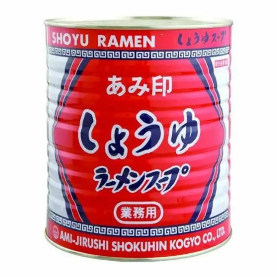 あみ印　醤油らーめん　スープ　3.1kg　ラーメン　しょうゆラーメン　スープベース　業務用　食品　調味料 6缶