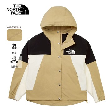 【週末快閃價】女款棕黑拼接WindWall防風外套｜8CJSQV2