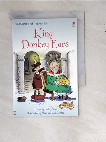 【書寶二手書T6／原文小說_WWO】King donkey ears_retold by Lesley Sims ; illustrated by Mike and Carl Gordon