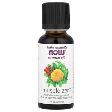 NOW Foods, 精油，Muscle Zen™，1 液量盎司（30 毫升）