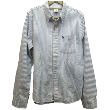 *最低價* AF a&f Abercrombie & Fitch 長袖 襯衫 灰色 1557