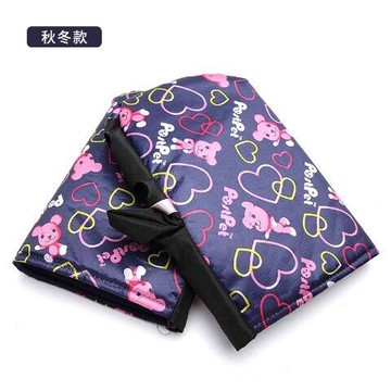 機車擋風手套 機車手把套冬季保暖防水通用摩托車電瓶車騎行手套防寒擋風防曬【MJ192791】