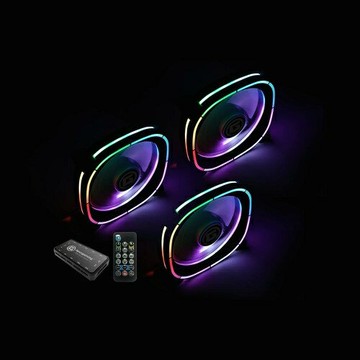 【享最高折300】Apexgaming 艾湃 ARGB風扇/無極 AC-120FD (3入)