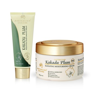 【澳洲 G&M】MKII金蓋卡卡度亮澤滋潤霜套組(1入組 100g/瓶+250g/罐)