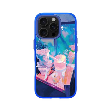 iPhone 16 Pro Clear 激光藍 - Jop Dong Sa Ni - 街角遇見你