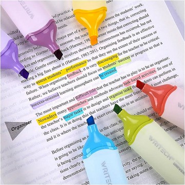 【龍品文創】WRITECH W-8154 時空艙螢光筆-流星粉  -1支