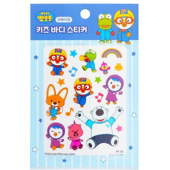 【April Korea】Pororo 身體貼紙 - # PT01