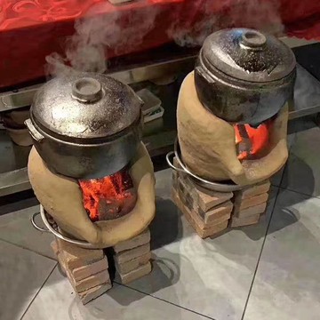 爆殺同行！免運 柴火爐 炭爐 柴火灶 燒火灶 手工泥爐小土灶燉雞柴火爐砂鍋泥土灶農家樂煨雞湯土爐子炭爐火鍋 八折下殺 特價出 可開發票