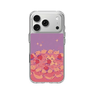 iPhone 18 Pro Clear Case（相機按鈕） 透明 - Jazlynn - 草莓蛋糕