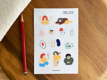 【Period.月經 2.0】貼紙