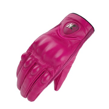 【巴黎精品】現貨+預購 真皮手套防摔手套-全掌觸控山羊皮機車女手套p1bb36