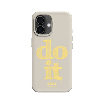 iPhone 16 SolidX 貝殼灰 - JOCR - do it Yellow