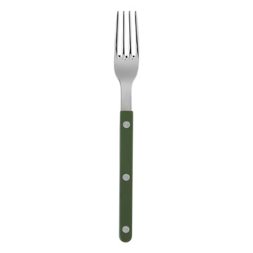 SABRE PARIS BISTROT 復古酒館鈕扣亮面系列 主餐叉 22cm  綠色  叉子  1支