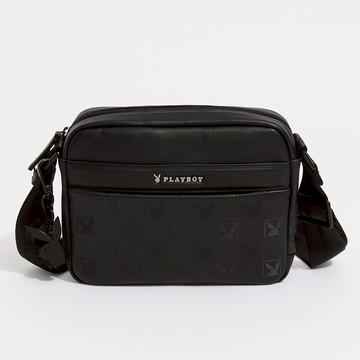 PLAYBOY - 斜背包  Meaningful系列 - 黑色