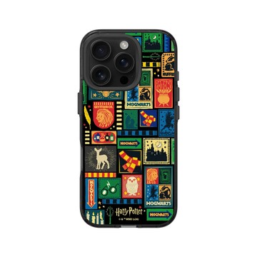 iPhone 16 Pro Clear 酷墨灰 - 哈利波特 Harry Potter - 哈利波特-拼布圖案