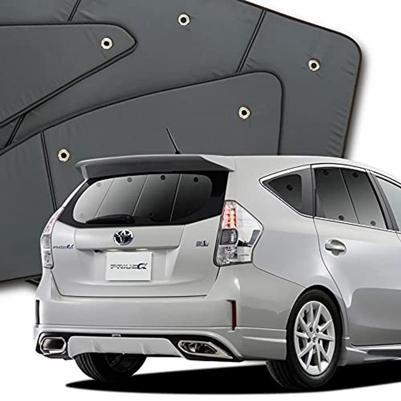 01s A043 Re 日本製 プリウスa Zvw40系 カーテンいらず遮光防水プライバシーサンシェード リア用 車中泊 仮眠 盗難防止 通販 Lineポイント最大0 5 Get Lineショッピング