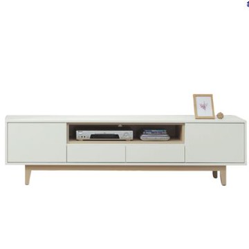 【文創集】杜卡藍6.1尺二門二抽電視櫃-182x40x49cm免組