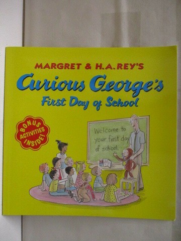 【書寶二手書T3／少年童書_QAX】Curious George’s First Day of School_附光碟