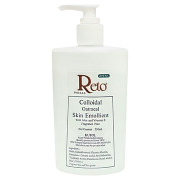 Reto 燕麥膠體皮膚滋潤劑 含蘆薈和維生素E 不含香精 不油膩  250ml  1瓶
