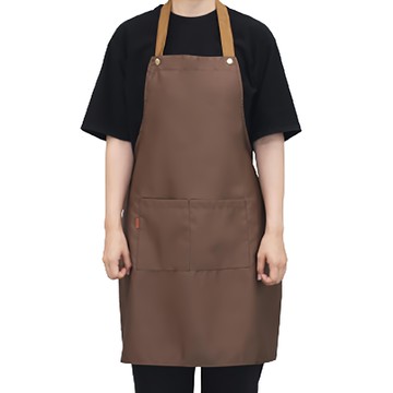 Cofv 長度可調多功能生活防水圍裙  棕色  1個