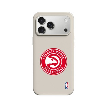 iPhone 17 Pro Max SolidX 貝殼灰 - NBA - Logo-亞特蘭大老鷹 Atlanta Hawks
