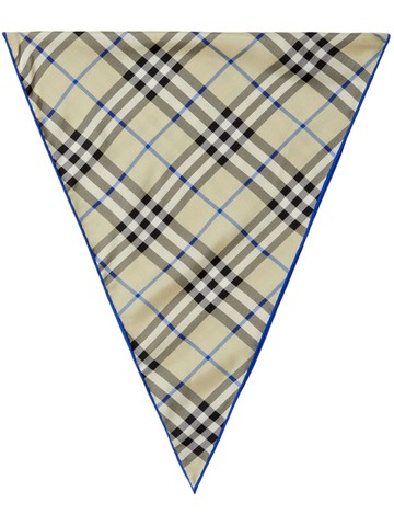 Burberry - Vintage Check silk scarf - unisex - Silk - One Size - Neutrals